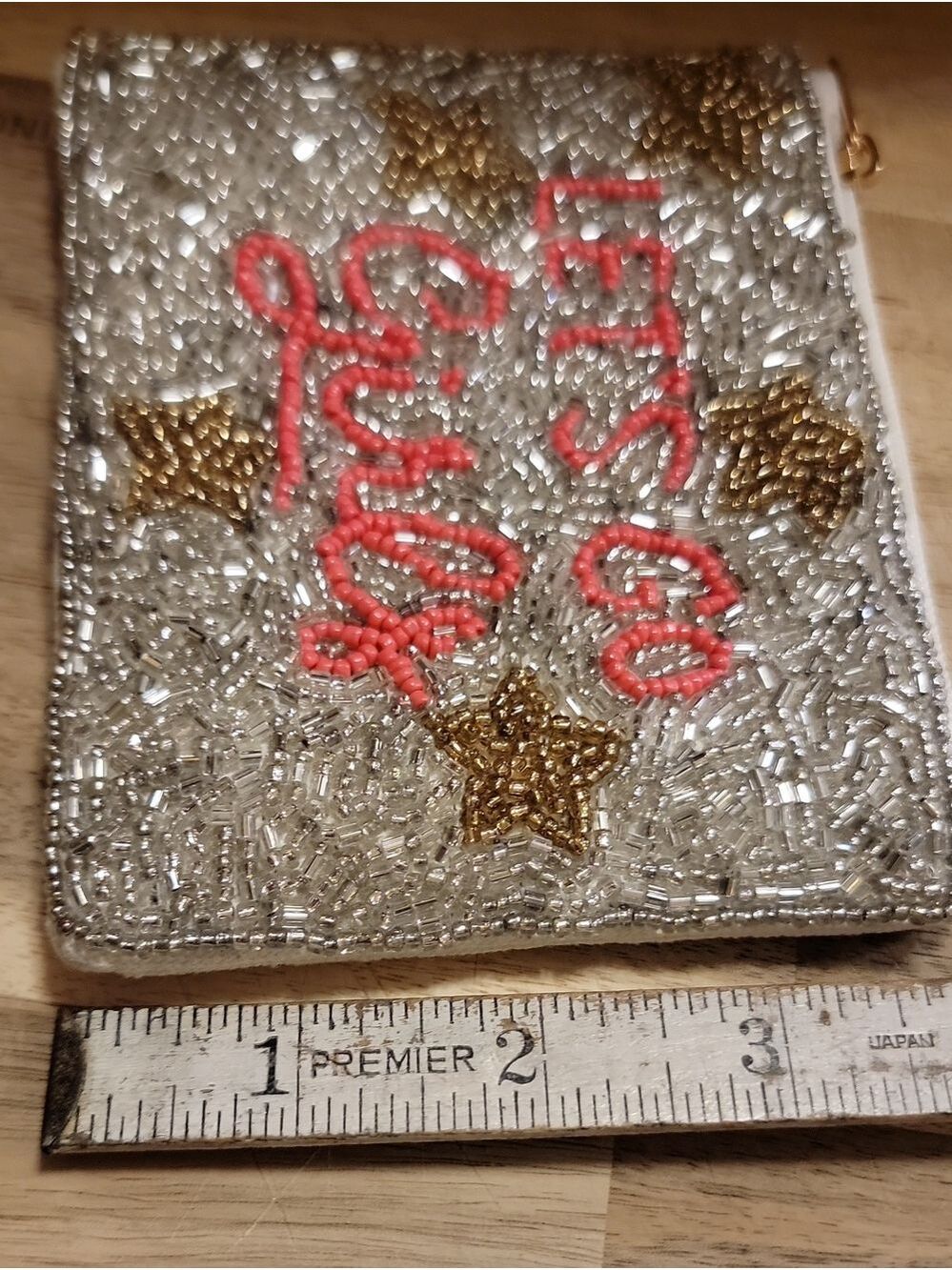 Let's Go Giirls breaded coin purse - Picture 7 of 7